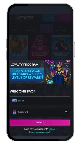 Britsino Casino register